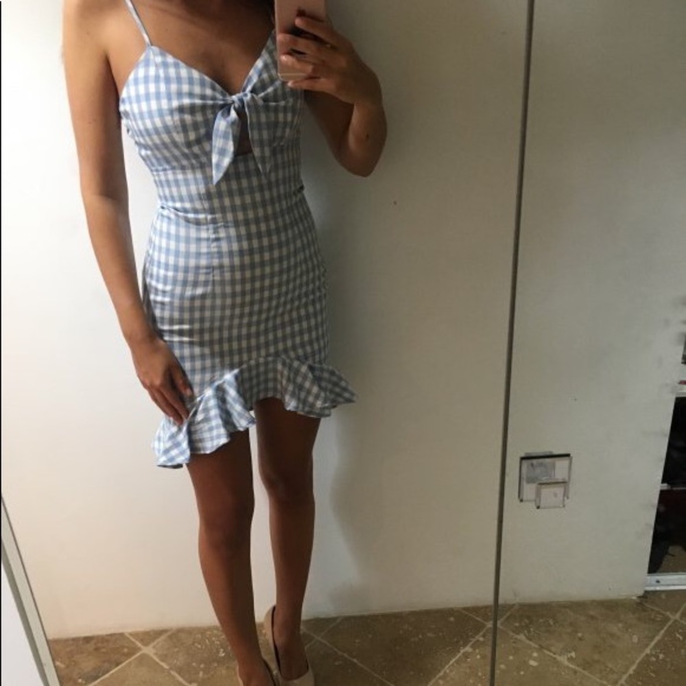 XXI Baby blue brunch cocktail dress